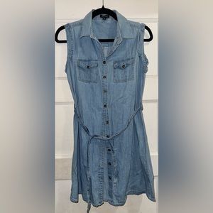 Light Wash Denim Dress